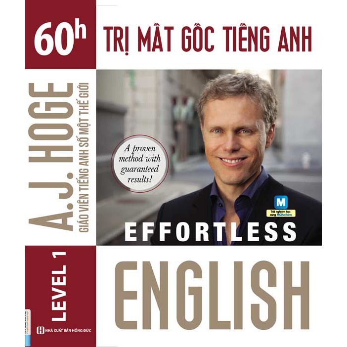 Sách - Effortless English level 1 - 60h trị mất gốc tiếng Anh (nghe qua app)