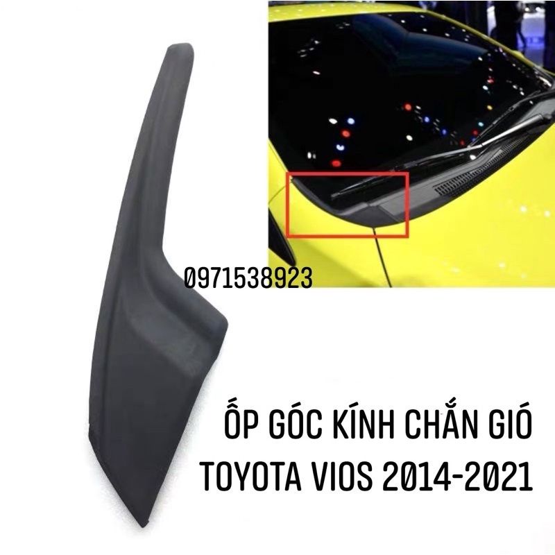 Ốp chân kính chắn gió trước trái phải xe TOYOTA VIOS 2014-2021 hàng cao cấp xin 538670D120 538660D120