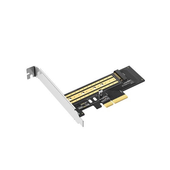 Card chuyển PCI-E Card sang M.2 NVME - M.2 SATA UGREEN 70504 - Hàng phân phối chính hãng