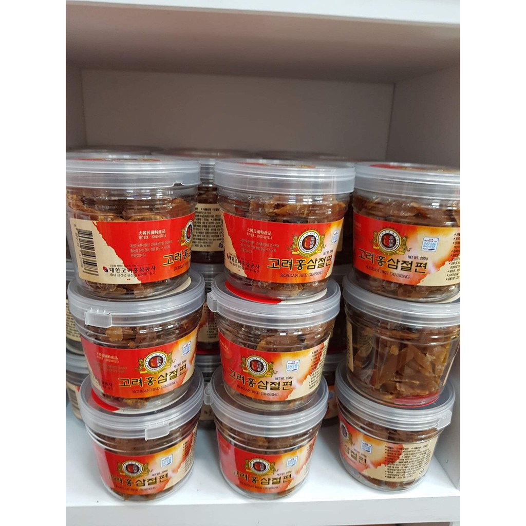 Sâm Lát Tẩm Mật Ong Hộp Nhựa 200gr HÀN QUỐC