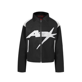 Aastu ® - aa stu ranger leather crop jacket // áo khoát da form crop aastudio