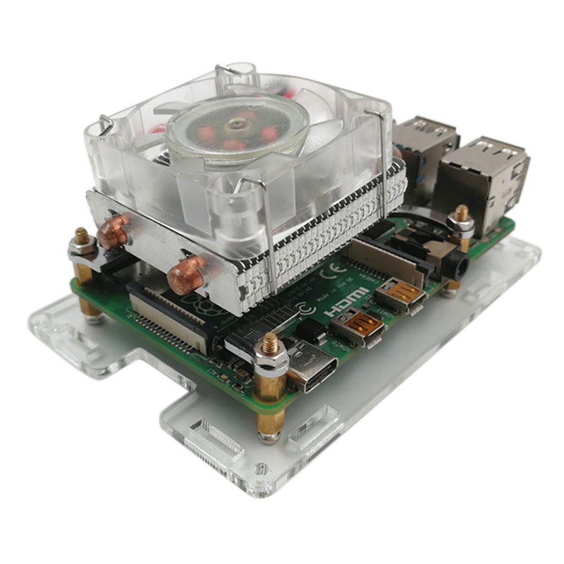 Vỏ Bảo Vệ Trong Suốt Cho Raspberry Pi 4B