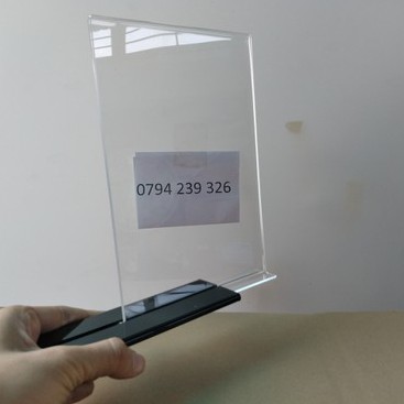 Menu mica A5 15 x 21 cm