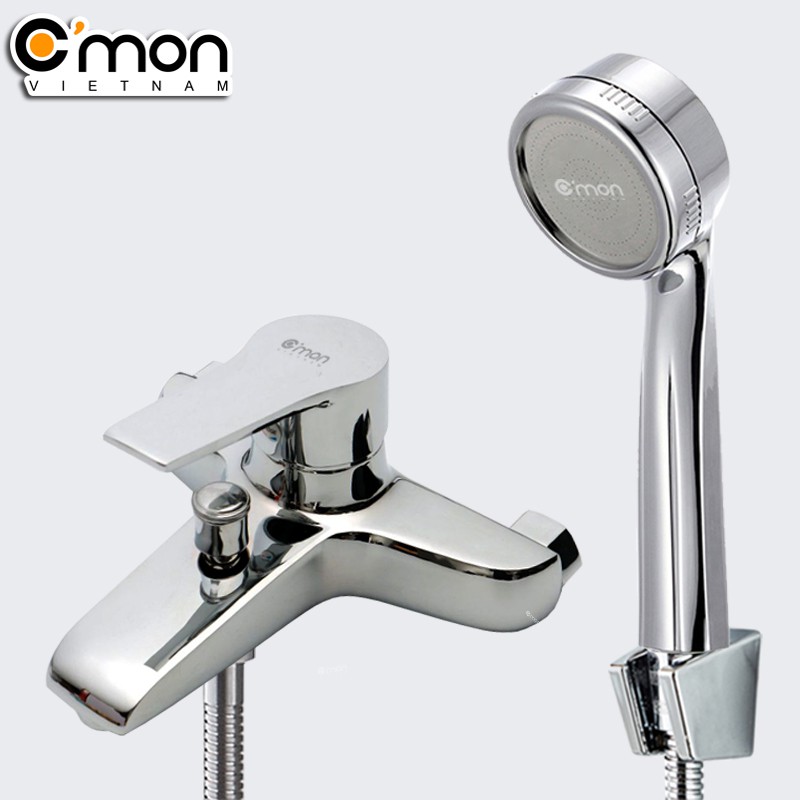 Bộ vòi sen tắm tăng áp nóng lạnh C'MON CB-381