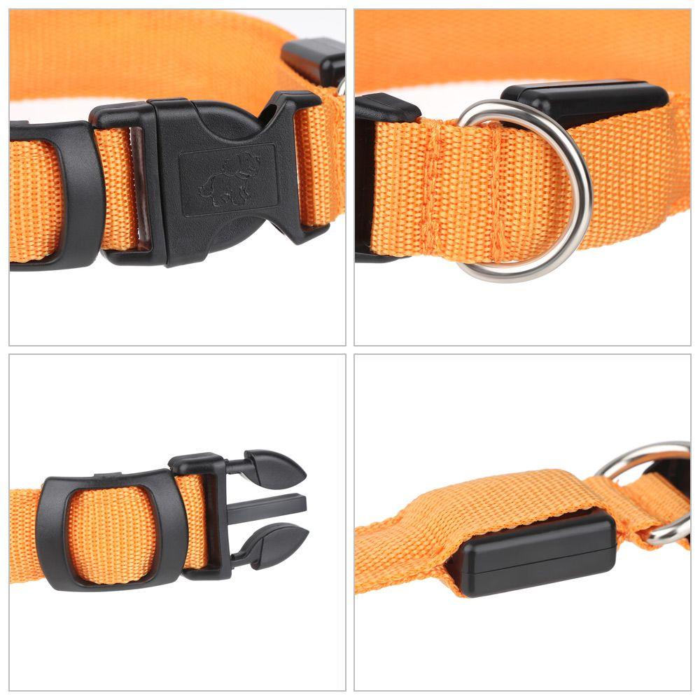 (MớI) Vòng Cổ GắN ĐèN LED Ban Đêm Cho Thú Cưng