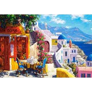 Tranh ghép Castorland 1000 mảnh "Afternoon on the aegean sea"