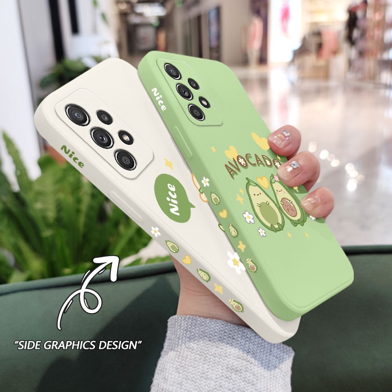 Ốp Điện Thoại Hình Đu Đủ Dễ Thương Cho Samsung Galaxy A72 A52 A52S A42 A32 4G 5G