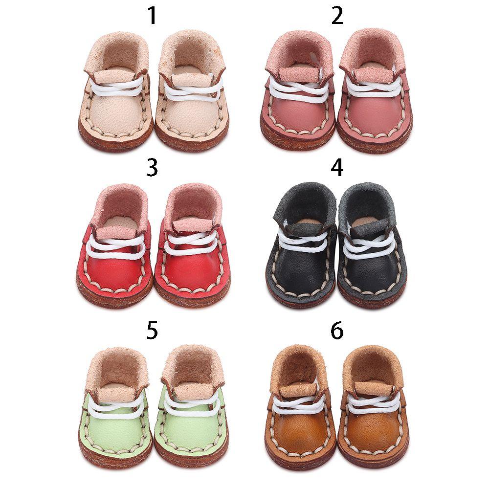 Giày Búp Bê Da Bò 6 Màu Dễ Thương