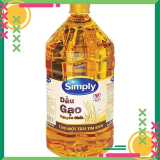Dầu Ăn Simply 2L Đậu Nành/ Dầu Gạo Lứt 2L