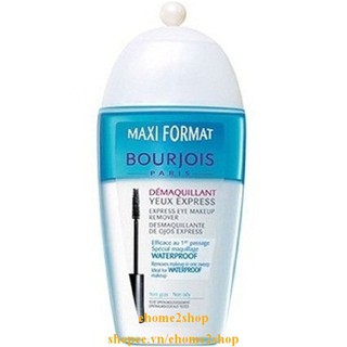 Nước Tẩy Trang Mắt, Môi 200ml Bourjois Maxi Format Express Eye Makeup Remover shopee.vn/ehome2shop.