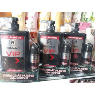 Dầu gội Romano vip 650g tặng lăn khử mùi 40ml