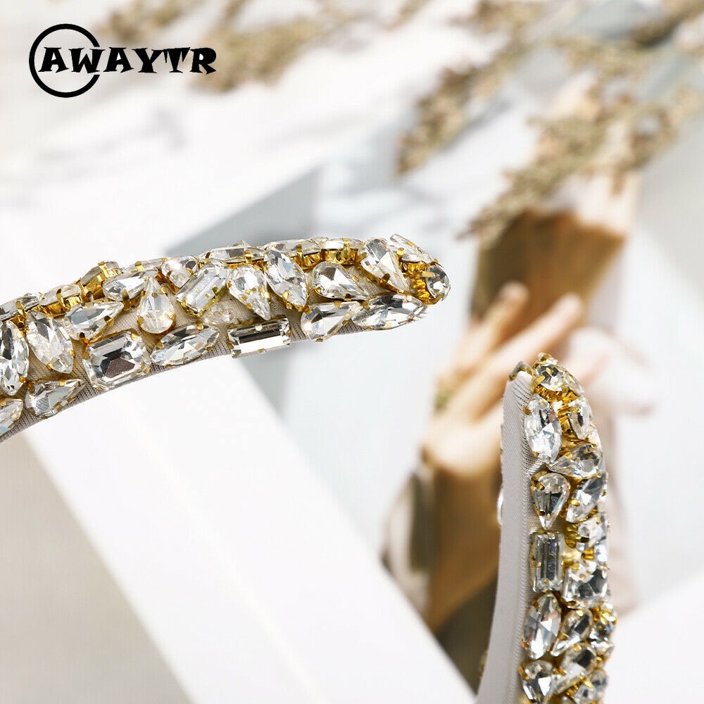 Băng đô đính đá lấp lánh thời trang cho nữ