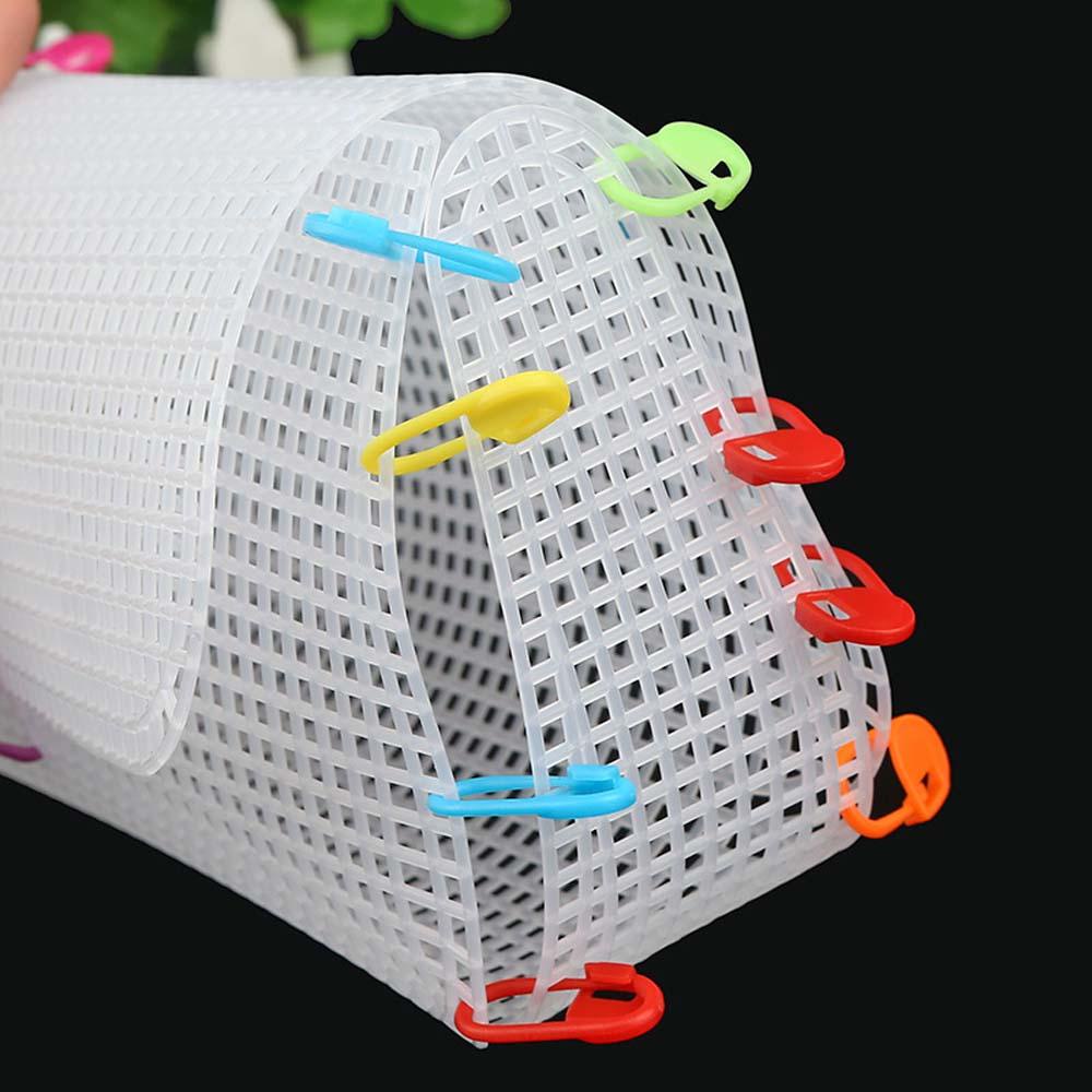 LILYES Túi Lưới Đan Bằng Nhựa Màu Đen DIY