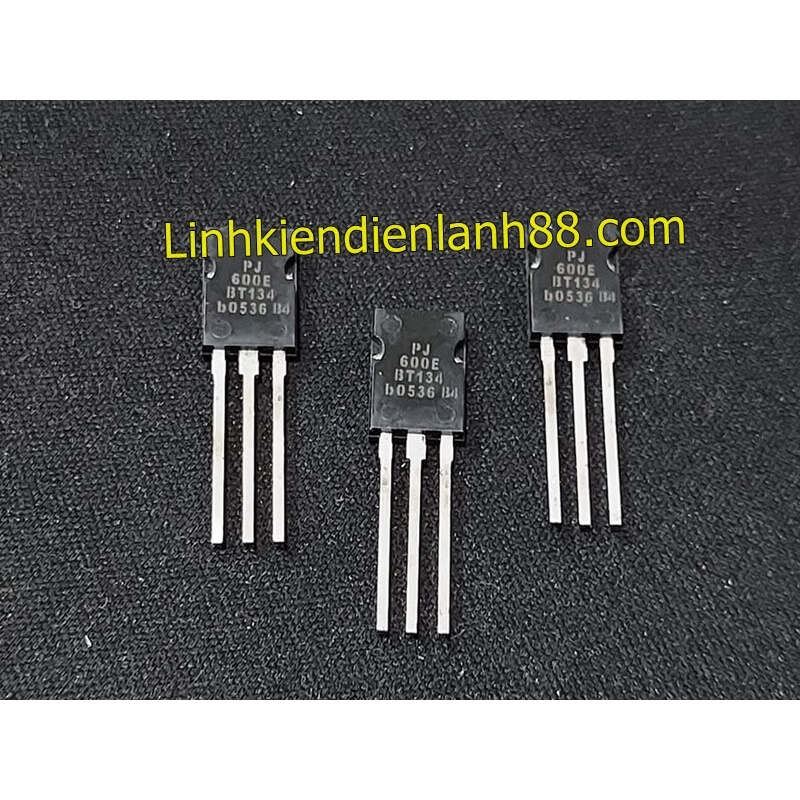 (5 con) Triac Cắm BT134 BT134-PJ 600E 4A 600V Mới, Chính Hãng 100%.