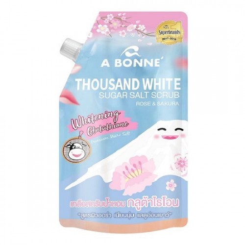 Muối tắm sữa bò tẩy tế bào chết A Bonne Spa Milk Salt Thái Lan 350gr