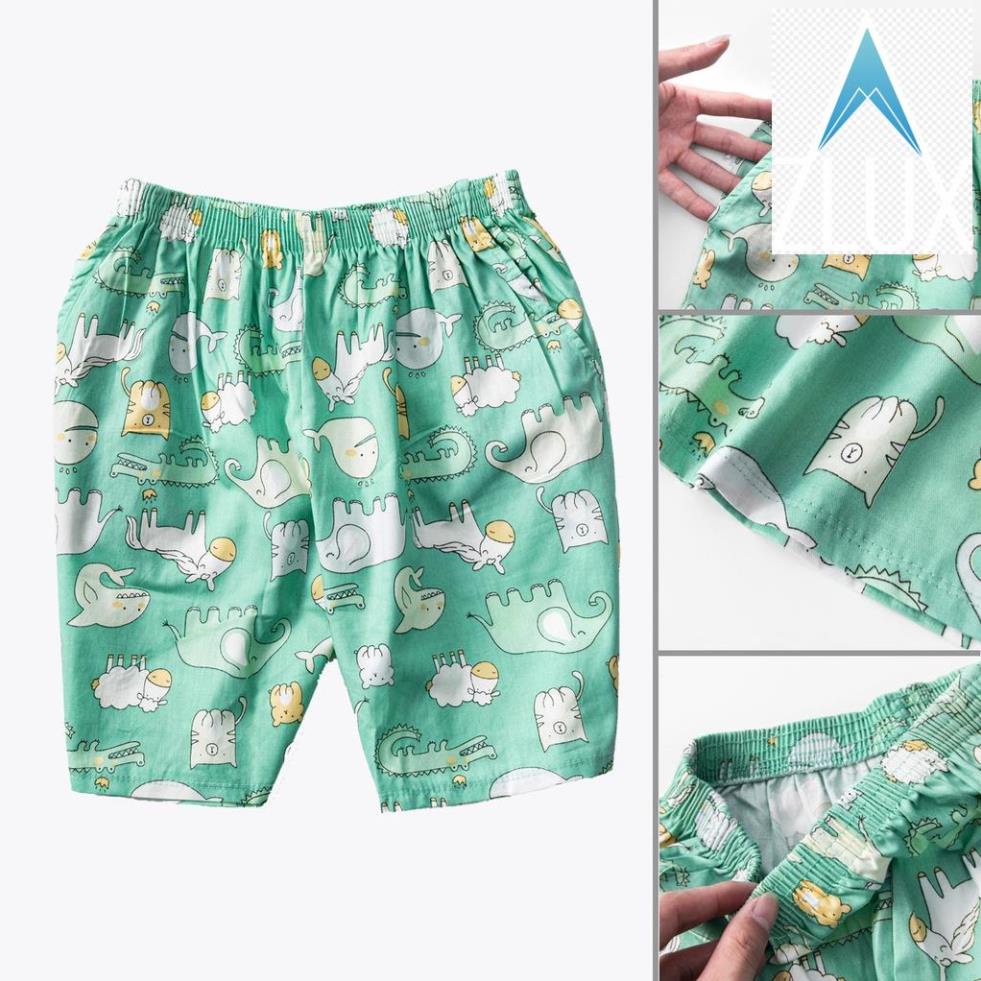 👪 Quần Đùi Ngủ Nam Mặc Nhà Cao Cấp Chất Cotton Thô Lụa Siêu Mát VESCA H9 👪