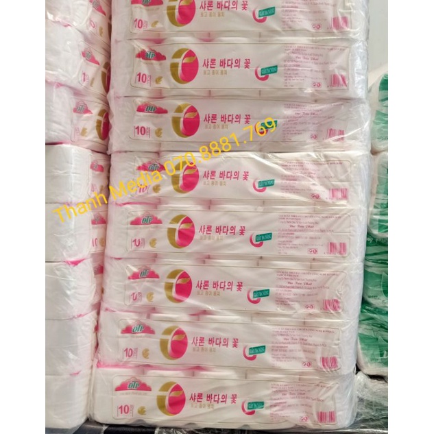 Giấy đa năng Hàn Quốc lụa 10 cuộn/ lốc công ty Đại Tiến Phat ( bao bì đen)