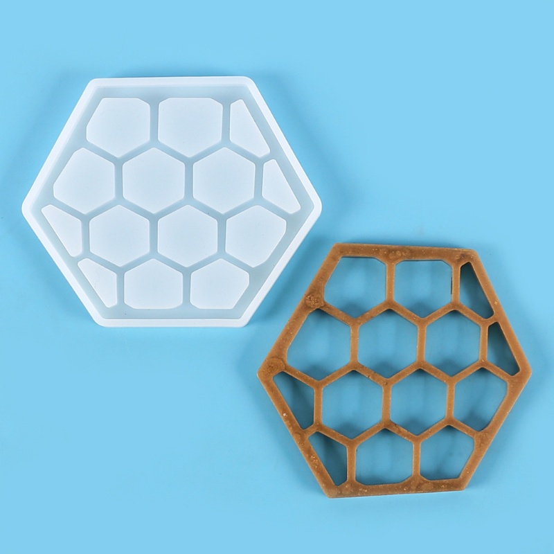 Khuôn Làm Đồ Trang Sức Hình Tổ Ong Bằng Nhựa Resin