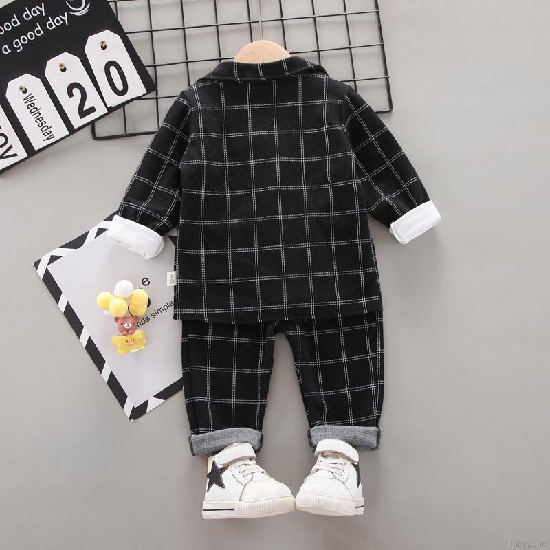 Bộ Áo Khoác + Áo Khoác + Quần Xinh Xắn Theo Phong Cách Thu Đông Dành Cho Bé Trai