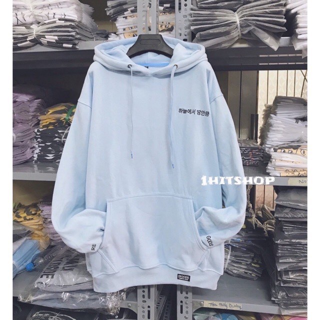 Áo Khoác Nỉ Hoodie Form Rộng Siêu Cá Tính In Chữ Hàn Quốc | BigBuy360 - bigbuy360.vn