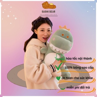 Gấu bông búp bê khủng long răng vẩu , quà tặng thú nhồi bông cute giá rẻ kích thước 40cm 50cm