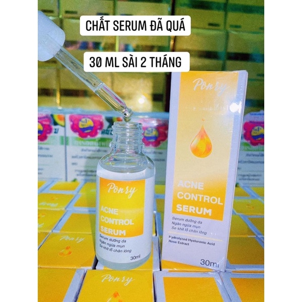 ACNE CONTROL SERUM Ponry 30ML - Dưỡng ẩm da - Hàng chính hãng