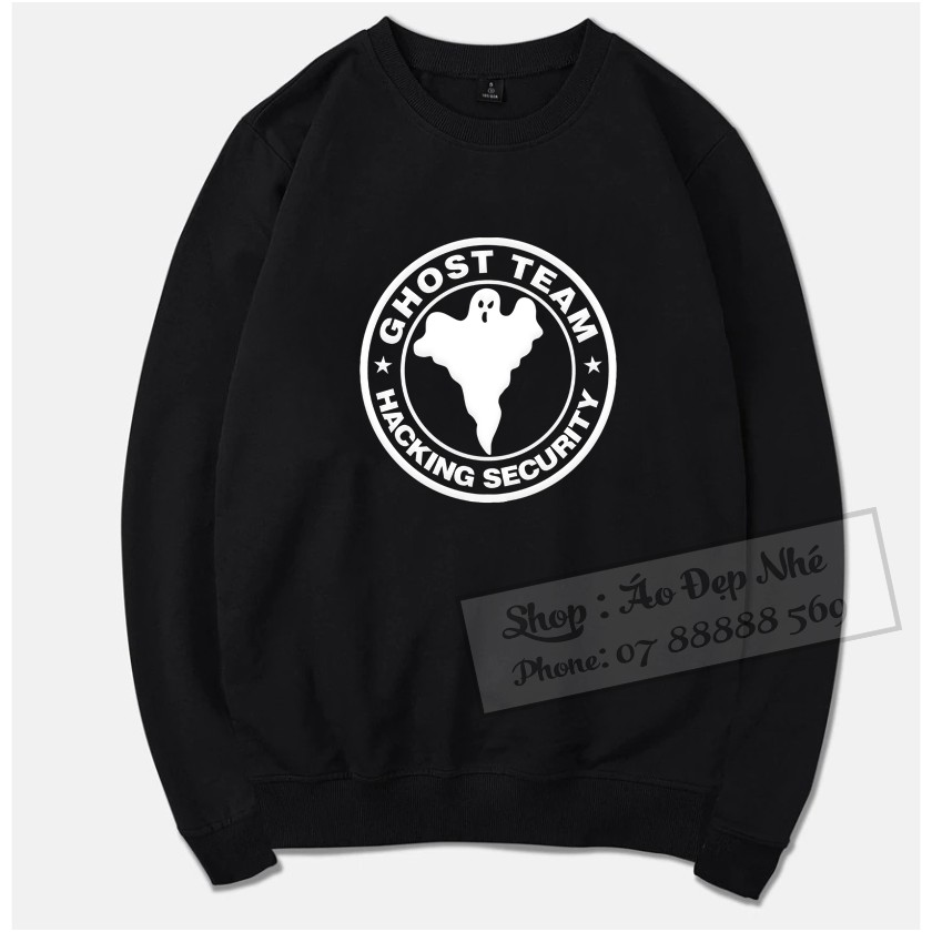 Áo Nỉ ( Sweater ) GHOST TEAM chất nỉ da cá cực đẹp