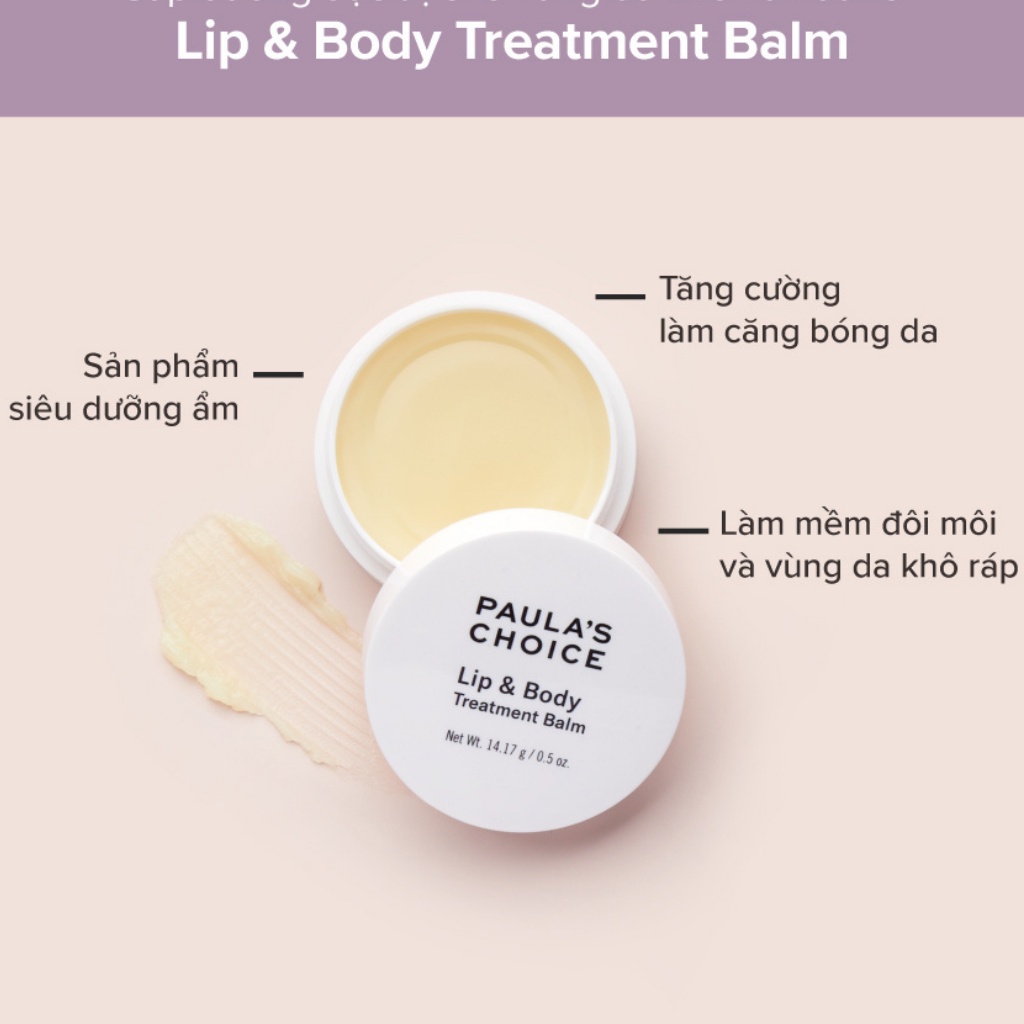 Sáp dưỡng ẩm chống nẻ Paula’s Choice Lip & Body treatment balm