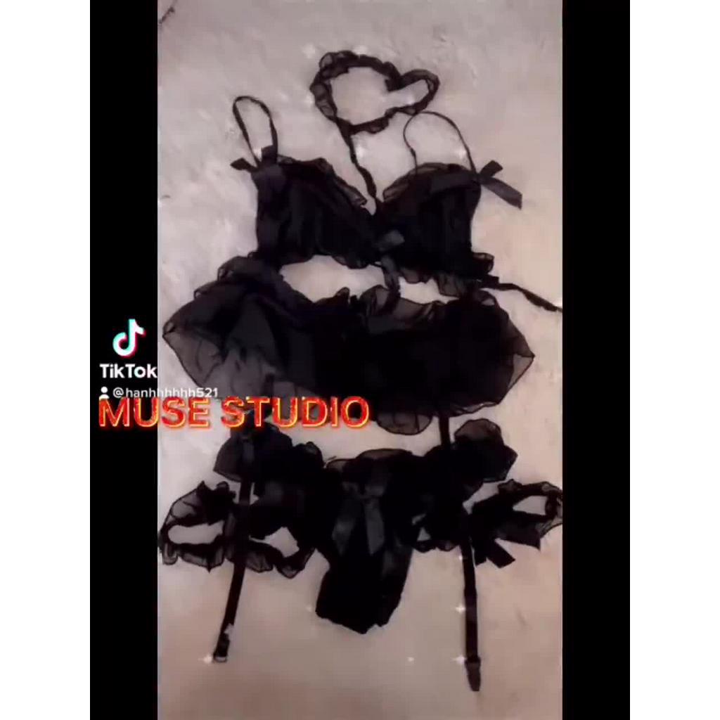 Đồ Ngủ Cosplay 💘𝑯𝑶𝑻 𝑻𝑹𝑬𝑵𝑫💘 Đồ Ngủ Cosplay Miêu Nữ Sexy, Set Cosplay 6 Món Siêu Gợi Cảm | BigBuy360 - bigbuy360.vn