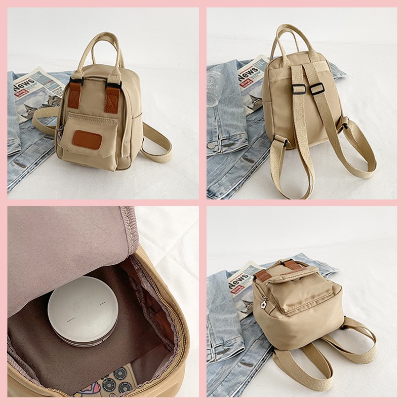 Balo nữ mini ChenHua balo vải thời trang ulzzang đi chơi du lịch đẹp BL83