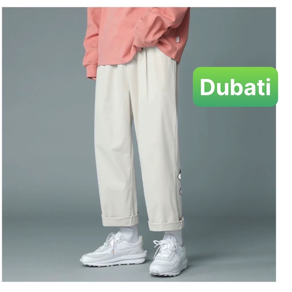 Quần baggy nam nữ Unisex ống rộng in hình Nasa - Kiểu quần Kaki Nam Nữ Ống Suông Basic Unisex Phongcasch Vip Pro -Dubati