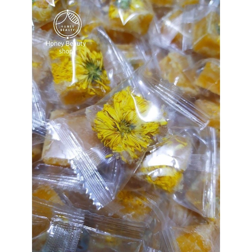 Trà hoa cúc - trà hoa cúc đường phèn mật ong