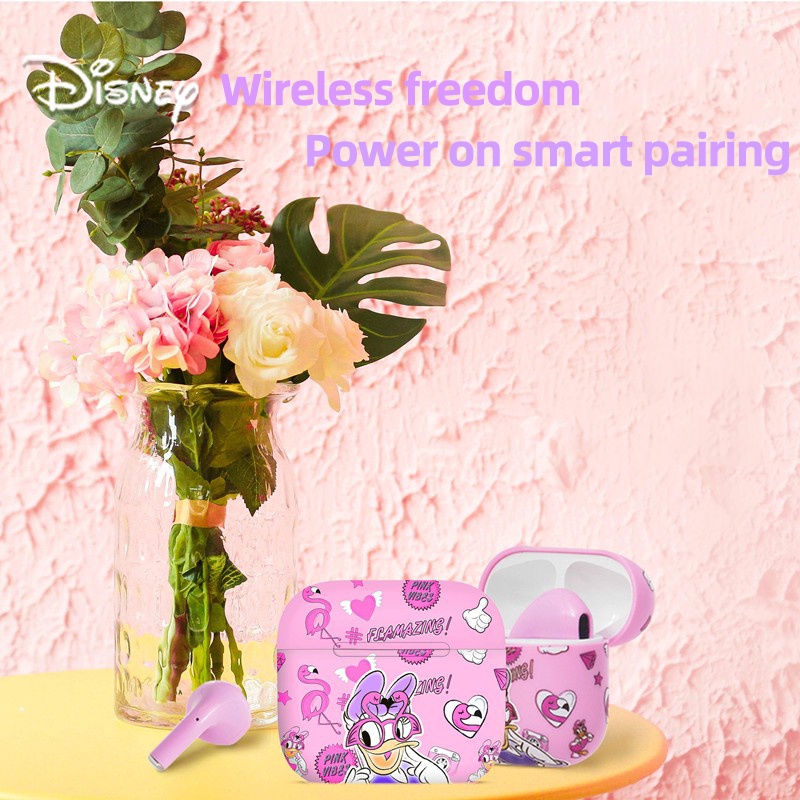 Tai nghe Bluetooth 5.0 nhét tai Disney P4 chống nước chống ồn cho Android IOS