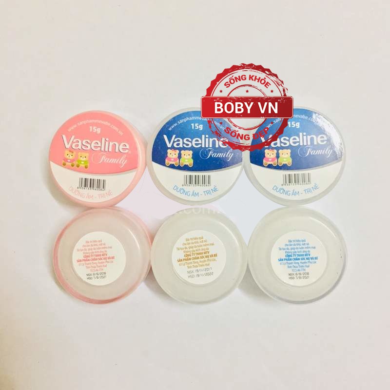 Kem nẻ Vaseline Family - Chống nẻ hiệu quả - Loại 15g - Chính hãng