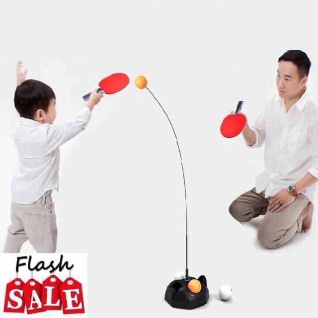 Bộ bóng bàn phản xạ Free Tab siêu hót vợt gỗ