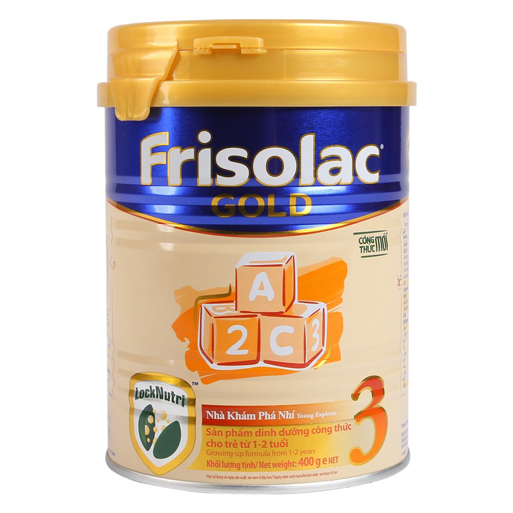 Sữa Frisolac Gold 3, 400g, FrieslandCampina Hà Lan