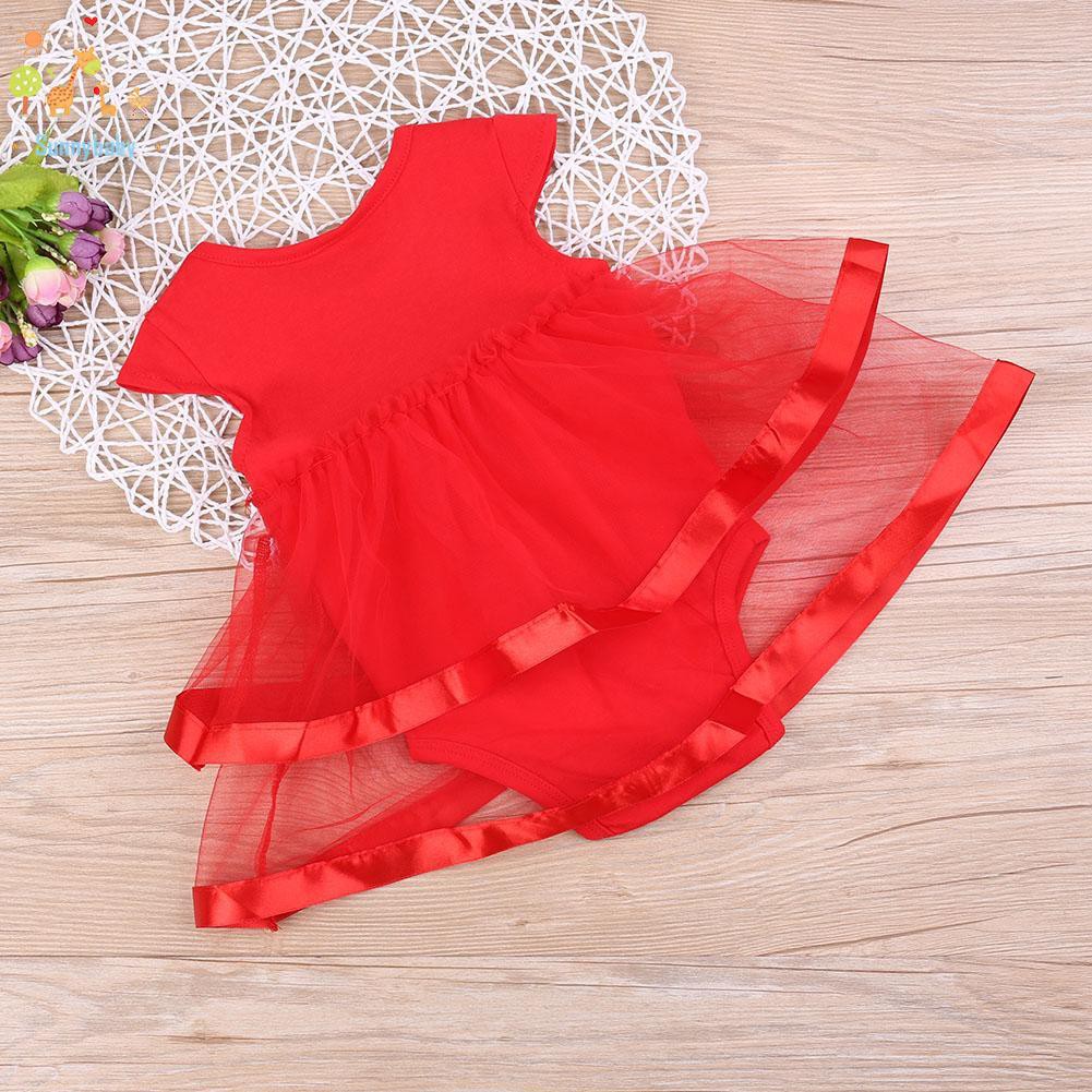 Váy có thắt nơ dễ thương cho bé gái sơ sinh