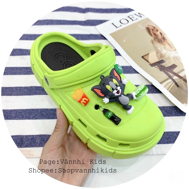 Dép sục Tom&Jerry cho bé size 30-35