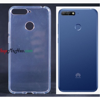 Ốp lưng Huawei Y6 Prime/ Y6 Pro silicon dẻo trong suốt ( Loại tốt )