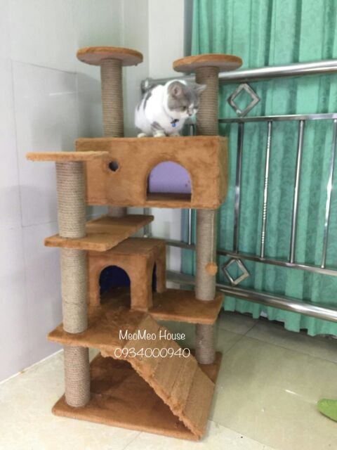 [HÌNH THẬT] NHÀ CÂY CÀO MÓNG CATTREE CHO MÈO MSCT1650130 bọ