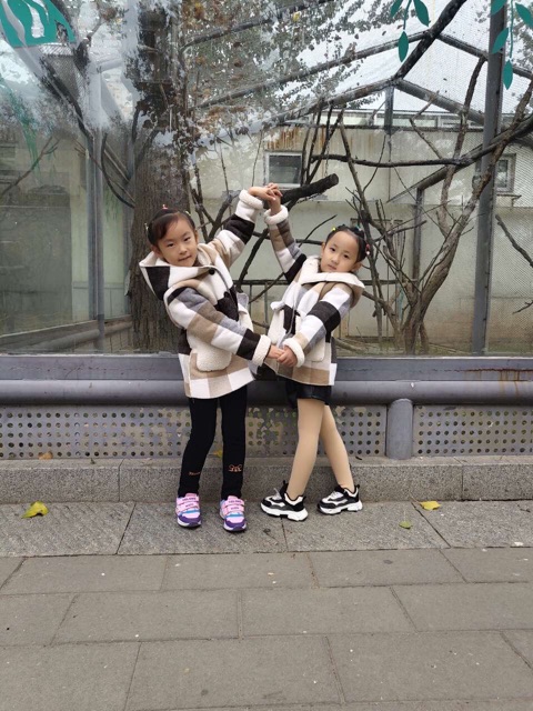 Áo dạ karo lót lông cho bé gái từ 14-42kg hàng nhập khẩu chực tiếp QCCC