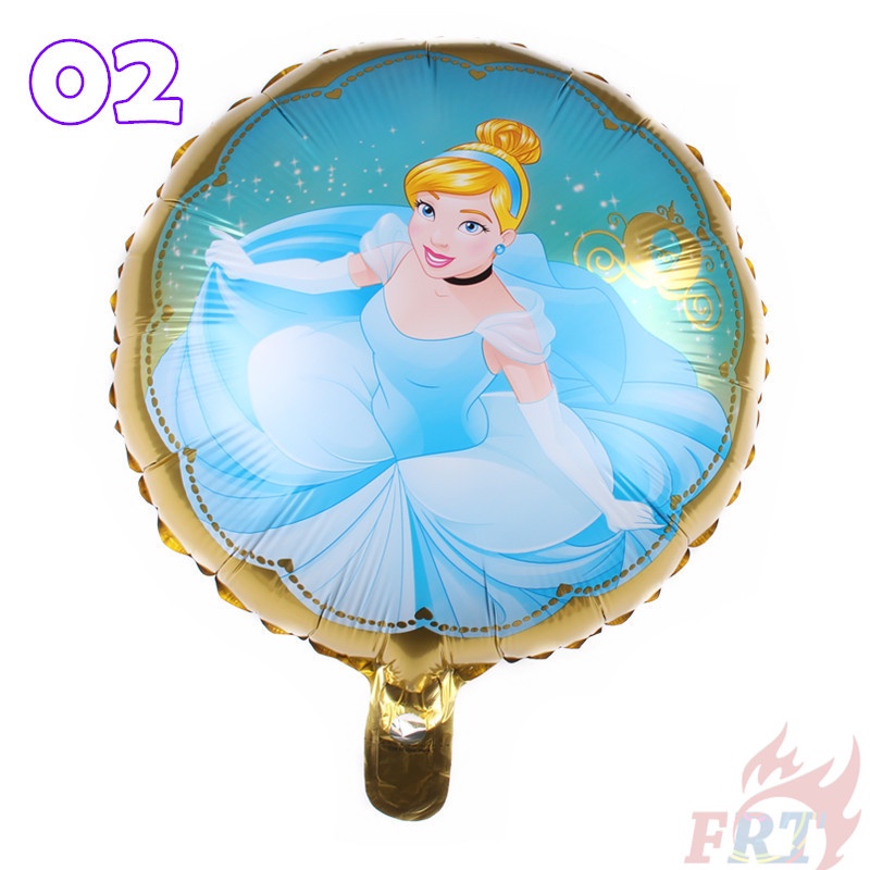 Bong bóng lá nhôm 18 inch phong cách công chúa Disney trang trí tiệc sinh nhật