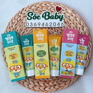 Kem đánh răng pororo hàn quốc 90g cho bé từ 2 tuổi - sóc baby