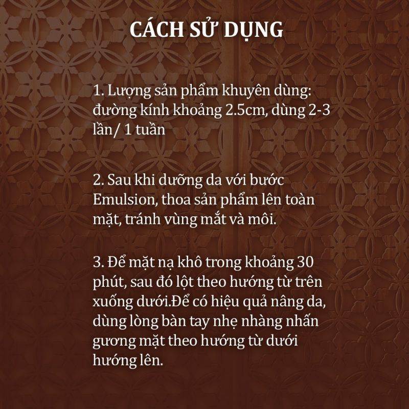 [Phiên bản mới]Mặt nạ lột dưỡng trắng, tẩy tế bào chết và mụn cám Sulwhasoo (mẫu thử 3ml)