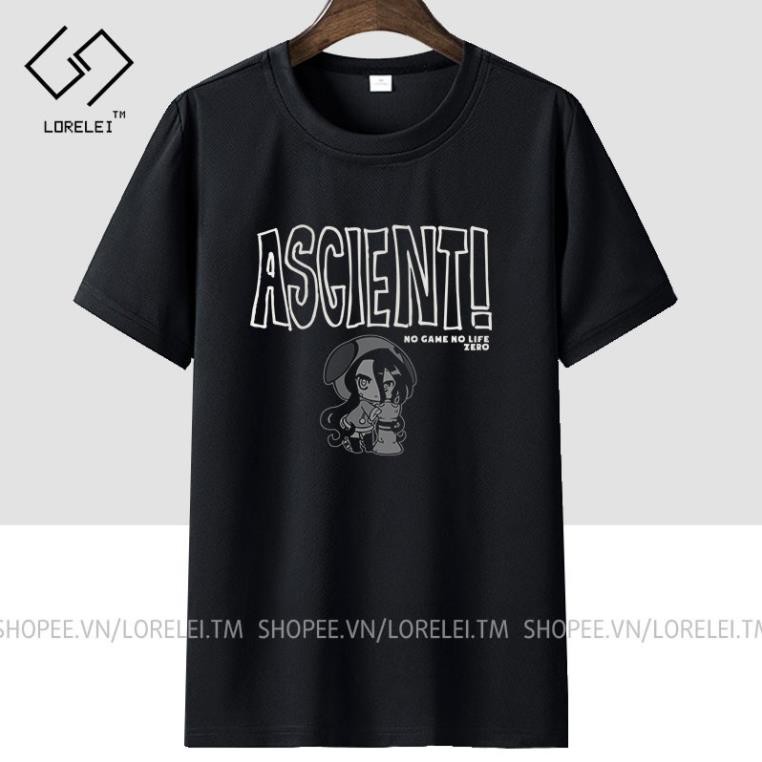 Áo thun No Game No Life Zero Schwi Ascient (Black) ngắn tay