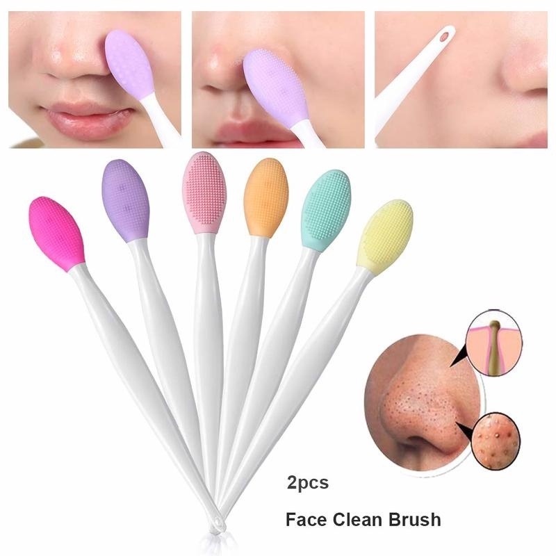 [Hàng mới về] Bàn Chải Silicon Tẩy Tế Bào Chết Cho Mũi / Môi Chuyên Nghiệp