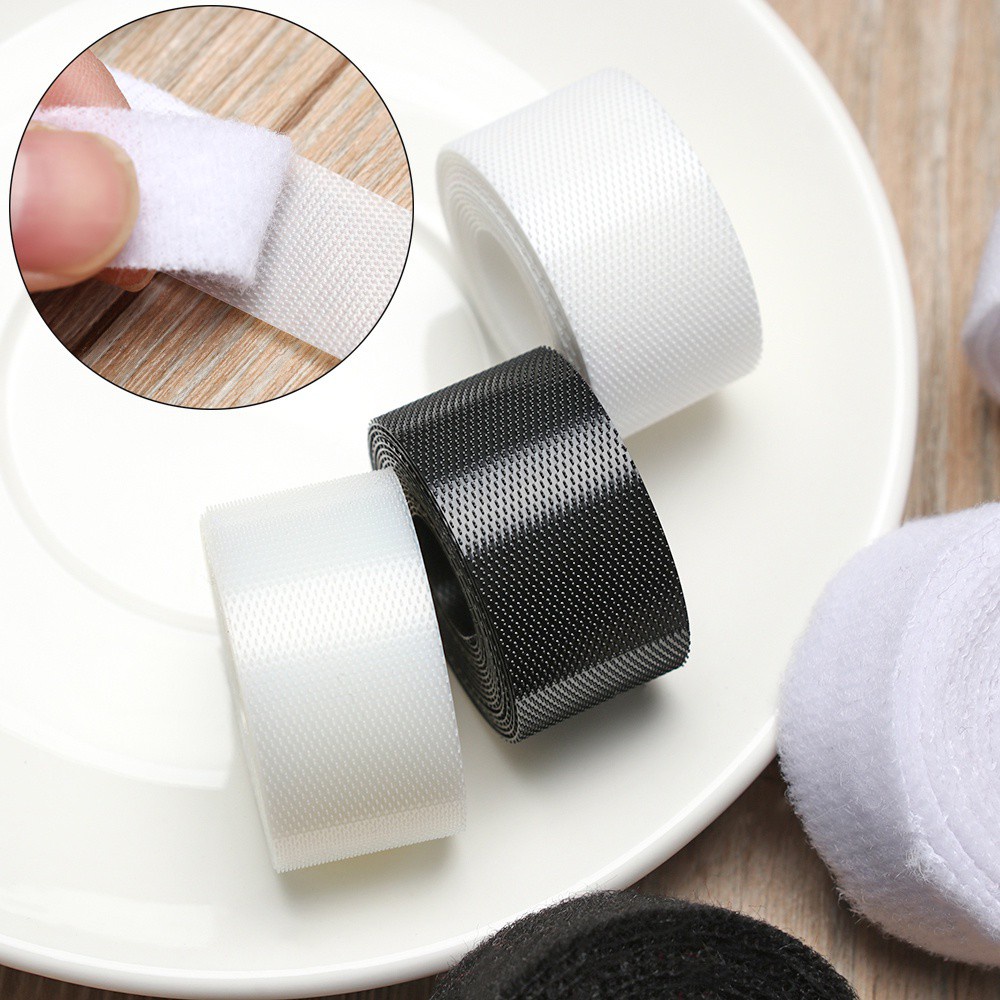 Phụ kiện miếng dán quần áo búp bê Màu Trắng / Đen Kích Thước 6 / 8 / 20mm Chất Lượng Cao