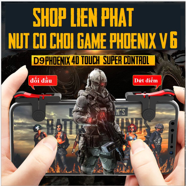 (Siêu Phẩm)Bộ 2 Nút Bấm Chơi Game Pubg D9 - Hàng Có Sẳn!