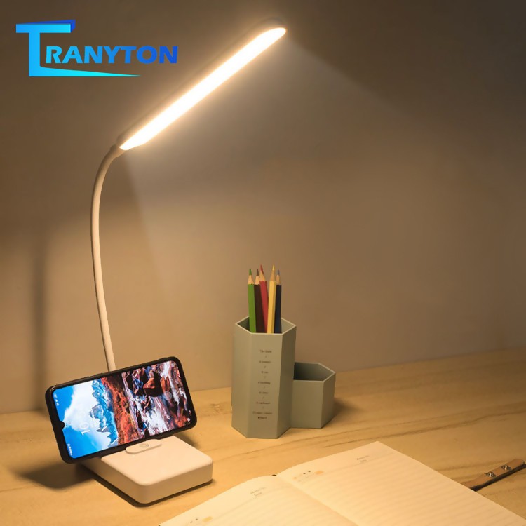Đèn bàn đọc sách bóng LED có công tắc cảm biến 3 độ sáng sạc qua USB