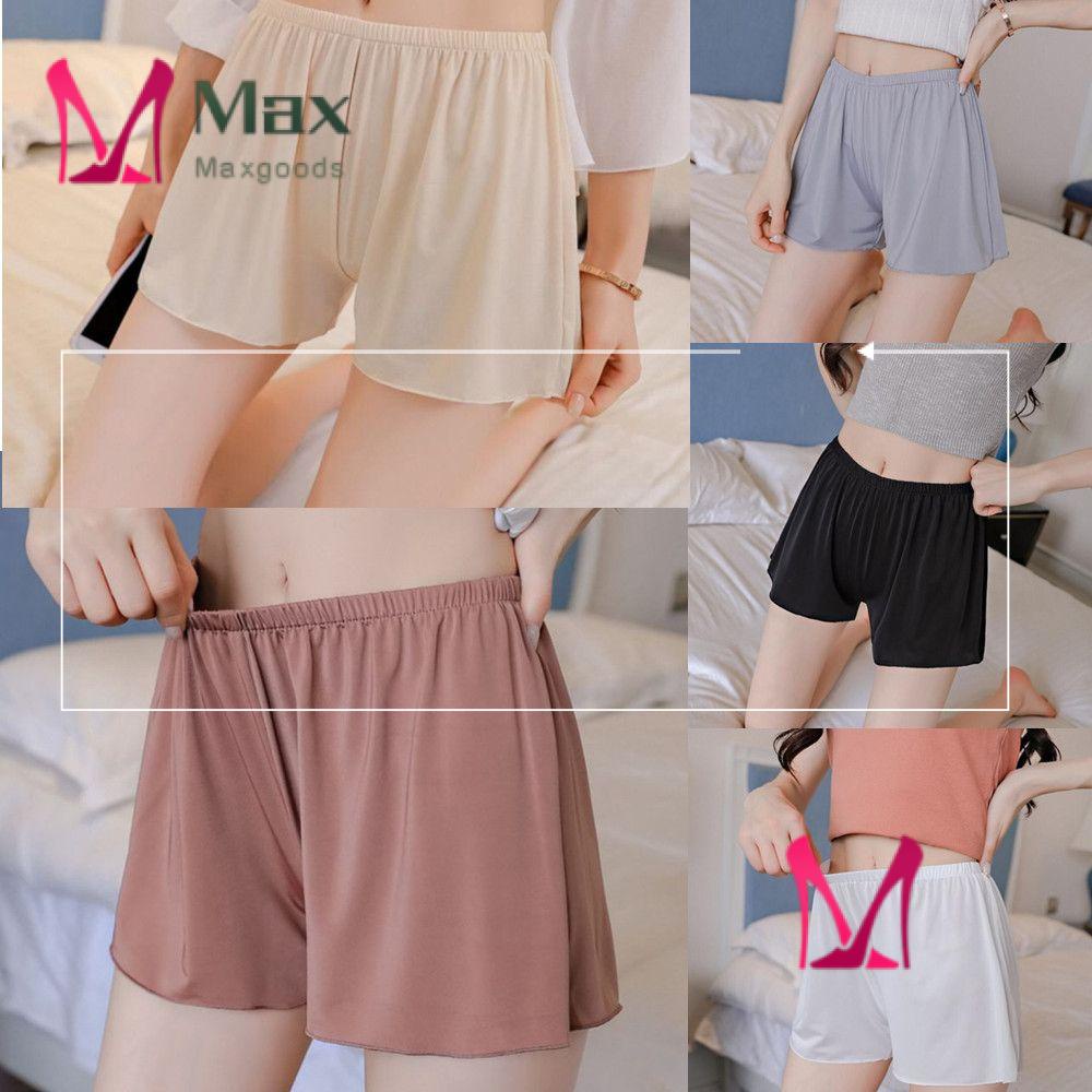 Quần Short Mặc Ngủ Dáng Rộng Chất Liệu Mềm Mại Thoáng Khí Thời Trang Mùa Hè Cho Nữ